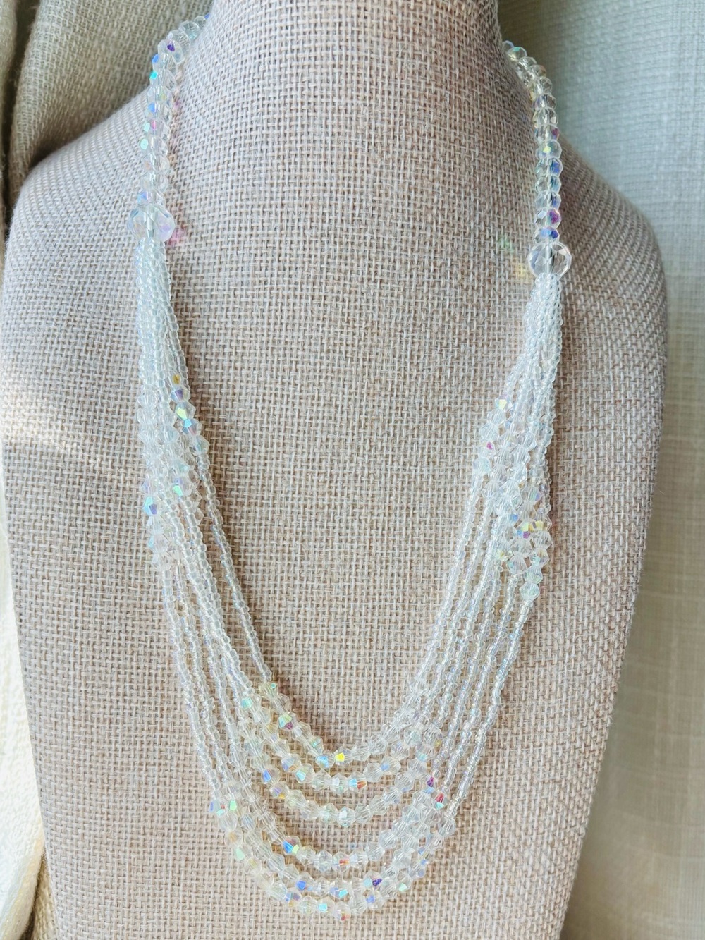AB Vintage Style 6 Strand Necklace